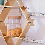 Kitchen Shelf // Large (Gold)