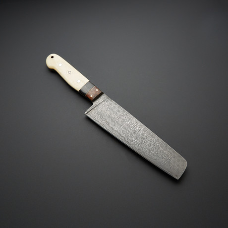 Bone + Horn + Walnut Deba Chef Knife