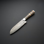 Horn + Walnut Santoku Chef Knife