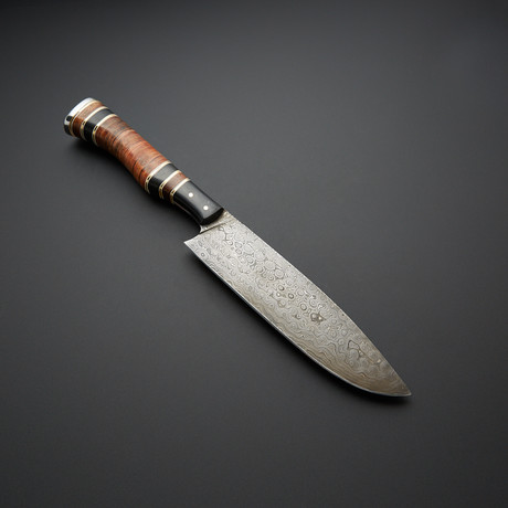 Horn + Walnut French Chef Knife