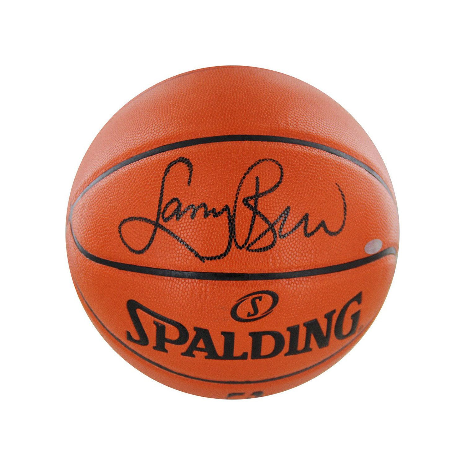 signed larry bird basketball