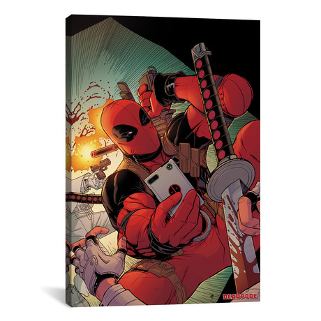 Deadpool // 2008 #50 // Nick Bradshaw Cover (26"W x 18"H x 0.75"D)