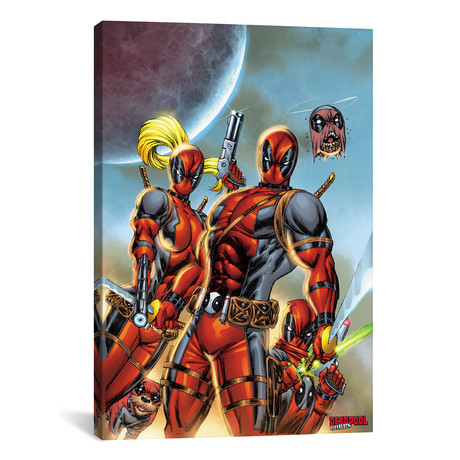 Deadpool Corps // 2010 #1 // 2nd Printing Cover (26"W x 18"H x 0.75"D)