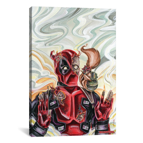 Deadpool // 2012 #43 // Richard Wom Cover (26"W x 18"H x 0.75"D)