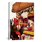 Deadpool Kills Deadpool // 2013 #2 // Free Atomic Chimichanga Stand (26"W x 18"H x 0.75"D)