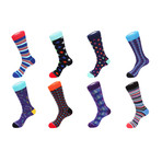 Crew SocksCombo Set // Maddox // 8 Pack