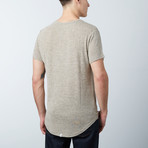 Marled Hi-Lo Tee // Mix Tan (M)