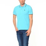 Accented Polo // Blue (Large)