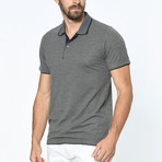 Subtle Accent Polo // Anthracite (Large)