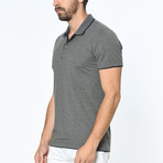 Subtle Accent Polo // Anthracite (Large)