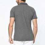 Subtle Accent Polo // Anthracite (Large)