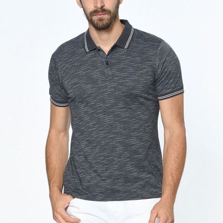 Peppered Polo // Anthracite (Small)