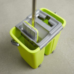Squeezy Clean Self Cleaning Flat Mop System