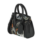 Mini Heroine 21 Embroidered Matte Calf // Black