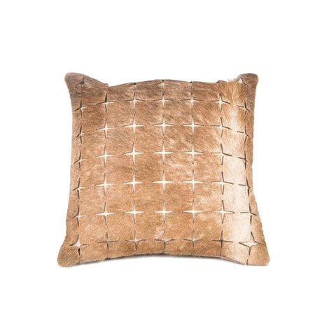 Fauna Leather Cushion Cover