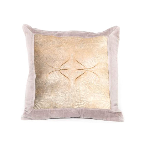 Zen Peaceful Leather Cushion Cover