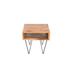 Metric Wooden Side Table