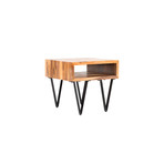 Metric Wooden Side Table