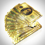 24K Gold Plated Playing Cards// $100 USD (1 Deck + Single Box)