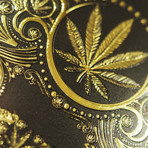 24K Gold Plated Playing Cards // Leaf (1 Deck + Single Box)