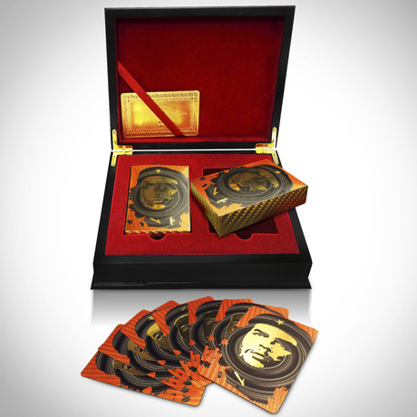 24K Gold Plated Playing Cards // Che Guevara (1 Deck + Single Box)