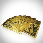 24K Gold Plated Playing Cards // Mount Rushmore (1 Deck + Single Box)