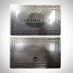 Platinum Plated Playings Cards // €100 (1 Deck + Single Box)