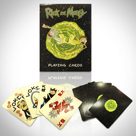 Rick And Morty Playing Cards // Limited Edition (1 Deck // No Box)
