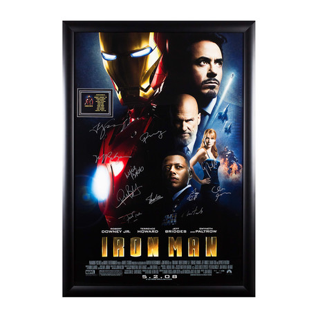 Signed Movie Poster // Iron Man