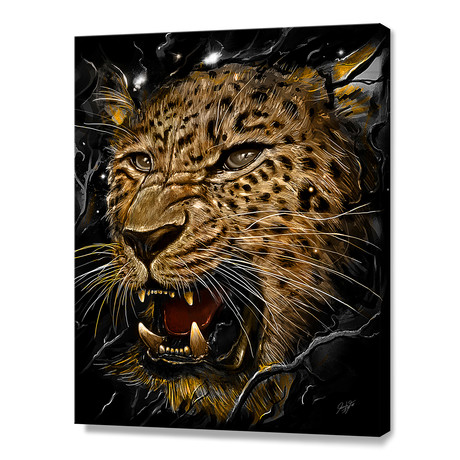 Leopard (16"W x 20"H x 1.5"D)