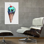 Ice Cream Skull (16"W x 24"H x 1.5"D)