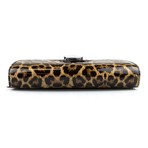 Riviera Flapover Clutch Bag // Leopard