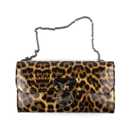 Riviera Flapover Clutch Bag // Leopard