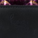 Christian Louboutin // Python Sweet Charity Clutch Bag // Purple