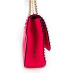 Sweet Charity Chain Bag // Pink Studs