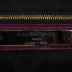 Balenciaga // Classic Gold City Bag // Violet Prune