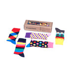 Luxury Fun Cool Colorful Mix Dress Socks // Set of 5 // 3025