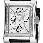 Oris Miles Rectangular Date Automatic // 561.7656.4061.LS
