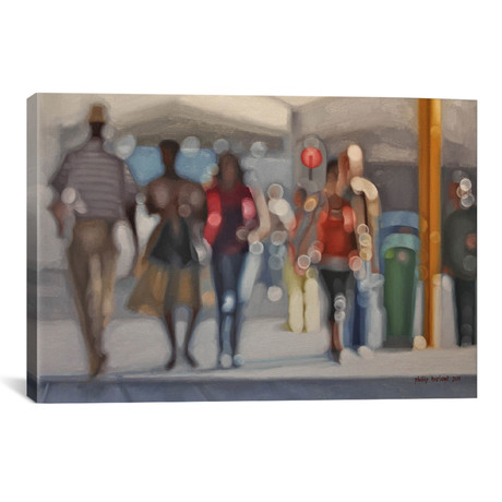 Tall Man and Dancer // Philip Barlow (26"W x 18"H x 0.75"D)