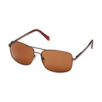 Men's James Polarized Sunglasses // Bronze + Brown