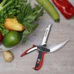 6-in-1 Kitchen Knife + Cutting Board