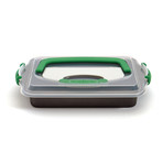 Perfect Slice 2-Piece Covered Cake Pan + Tool