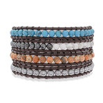 Spectrum Beads Wrap Bracelet