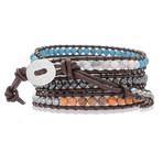 Spectrum Beads Wrap Bracelet