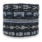 Mosaic Glass Bead Bracelet