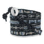 Mosaic Glass Bead Bracelet