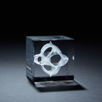 Mega Calabi-Yau Crystal (With LED Base)