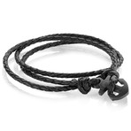 Carbon Fiber Anchor Clasp Adjustable Bracelet