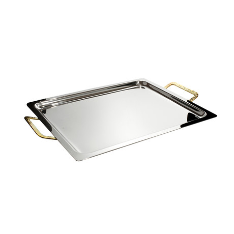 Cascia NOCC Tray // Stainless Steel + 24K Gold Plated (Medium)