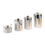 Gioia NOCC Coffee + Tea Set // // Stainless Steel + 24K Gold Plated